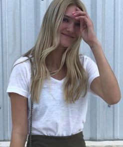 XCVI Tops Organic V-Neck Tee