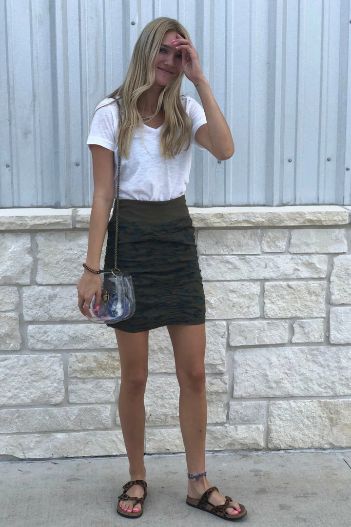 XCVI Camo Trace Skirt Skirts & Dresses 4 XCVI Camo Trace Skirt Skirts & Dresses