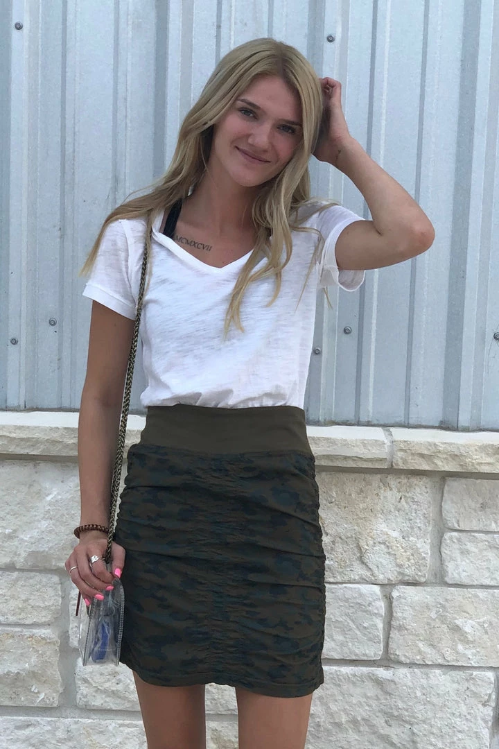 XCVI Camo Trace Skirt Skirts & Dresses 1 XCVI Camo Trace Skirt Skirts & Dresses