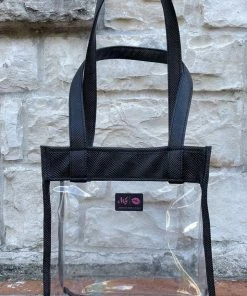 Makeup Junkie In The Clear Stadium Tote - Black Viper