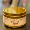 Unplug Soy Candles Home & Beauty Gold Tin Candle - Whipped Cream
