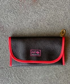 Makeup Junkie Sunglass Case - Black Viper & Red