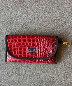 Makeup Junkie Sunglass Case - Bubble Gator Rouge