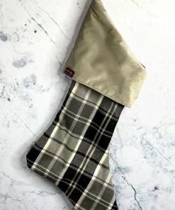 Makeup Junkie Reversible Stocking Plaid