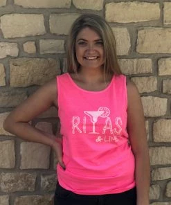 The Market Place Comfort Colors RITA'S & LIME Tank