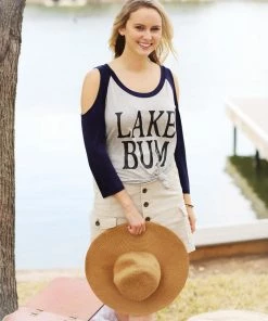 Skirts & Dresses JAG Jeans Boardwalk Button Front Skirt In Bay Twill