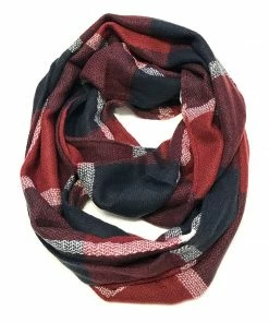 Wrapables Plaid Winter Warm Infinity Scarves (Variety Of Styles)