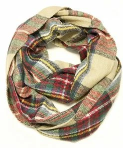 Wrapables Plaid Winter Warm Infinity Scarves (Variety Of Styles)