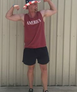 The Market Place Comfort Colors AMERICA Tank RESORT APPAREL