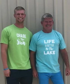 The Market Place Comfort Colors CHASE THE SUN SHORT SLEEVE LAKE LIFE