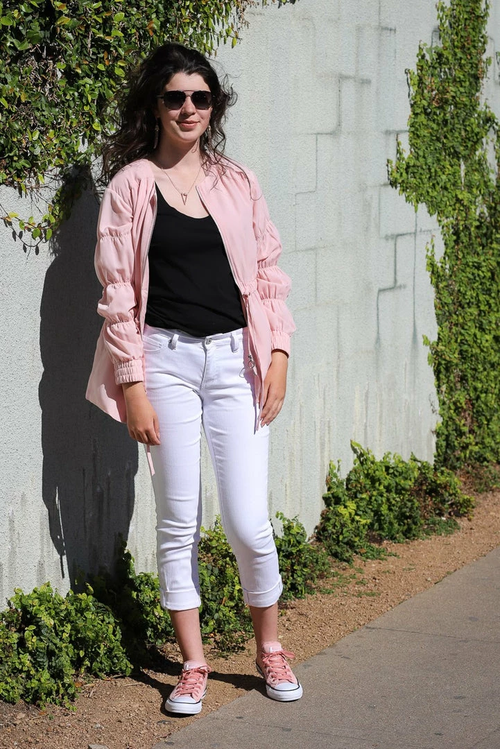 Kensie Ruched-Sleeve Anorak Jacket 5 Kensie Ruched-Sleeve Anorak Jacket