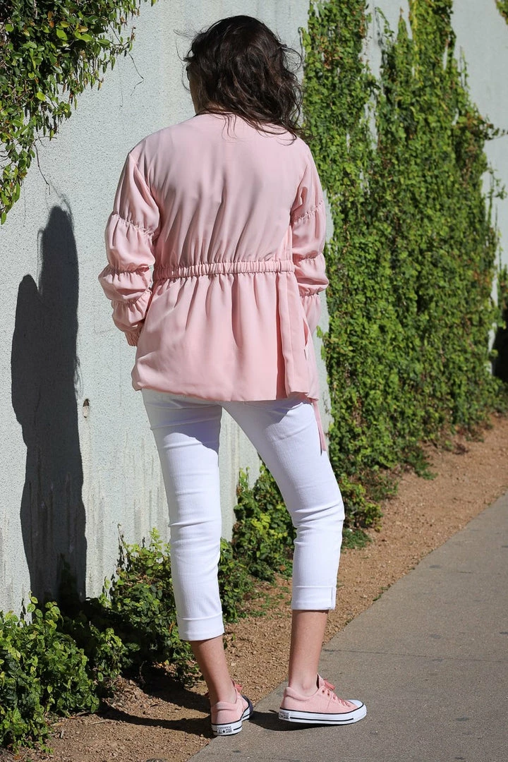 Kensie Ruched-Sleeve Anorak Jacket 4 Kensie Ruched-Sleeve Anorak Jacket