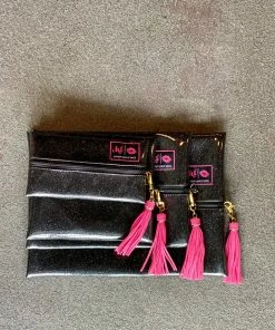 Makeup Junkie Bag - Glitter Onyx