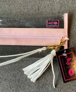 Makeup Junkie In The Clear Light Pink BAGS