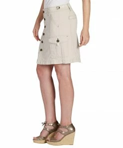 Skirts & Dresses JAG Jeans Boardwalk Button Front Skirt In Bay Twill