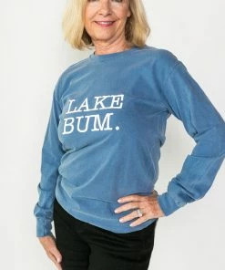 The Market Place Comfort Colors LAKE BUM LONG SLEEVE LAKE LIFE