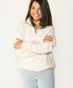 Boxercraft ADULT RALLY CORDUROY QUARTER ZIP PULLOVER