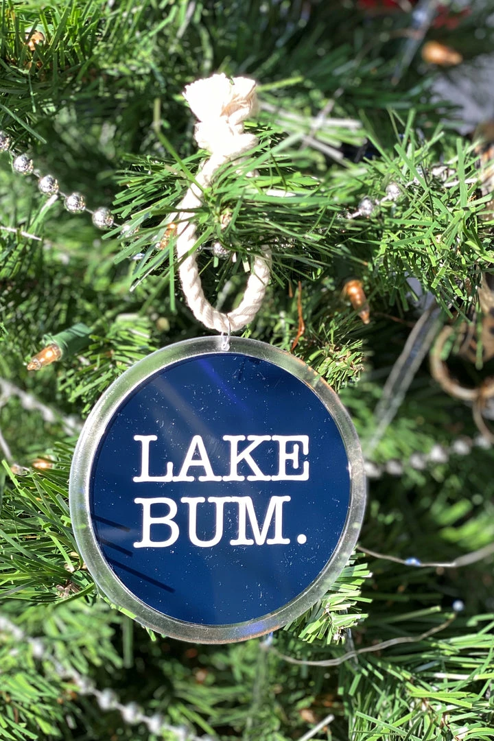 The Market Place Lake Bum Round Christmas Ornament LAKE LIFE 1 The Market Place Lake Bum Round Christmas Ornament LAKE LIFE