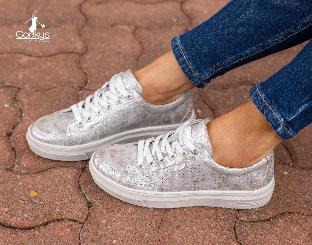 Corkys Down Time Silver Metallic 2 Corkys Down Time Silver Metallic