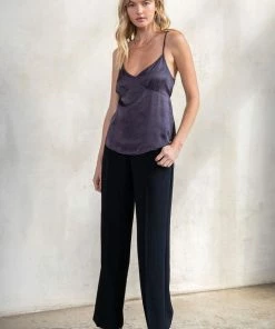 LOVESTITCH Silky Strappy Open Back Dressy Camisole Tank Top