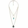 Chloe + Isabel Capri Three-Row Convertible Necklace JEWELRY