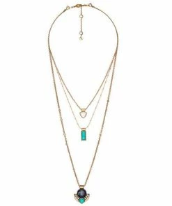 Chloe + Isabel Capri Three-Row Convertible Necklace JEWELRY
