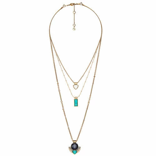 Chloe + Isabel Capri Three-Row Convertible Necklace JEWELRY 1 Chloe + Isabel Capri Three-Row Convertible Necklace JEWELRY