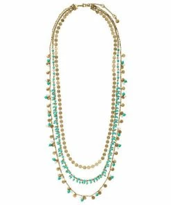 Chloe + Isabel Jaipur Three-Row Convertible Necklace