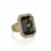JEWELRY Chloe + Isabel Gilded Jet Statement Ring