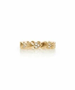 Chloe + Isabel Petits Bijoux Circle Of Hearts Ring Gold JEWELRY