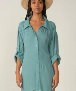 Elan RESORT APPAREL TURKS BUTTON DOWN