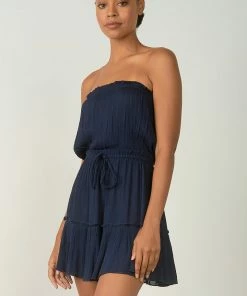 Elan HAZEL STRAPLESS MINI DRESS