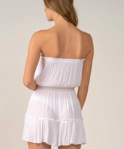 Elan HAZEL STRAPLESS MINI DRESS RESORT APPAREL