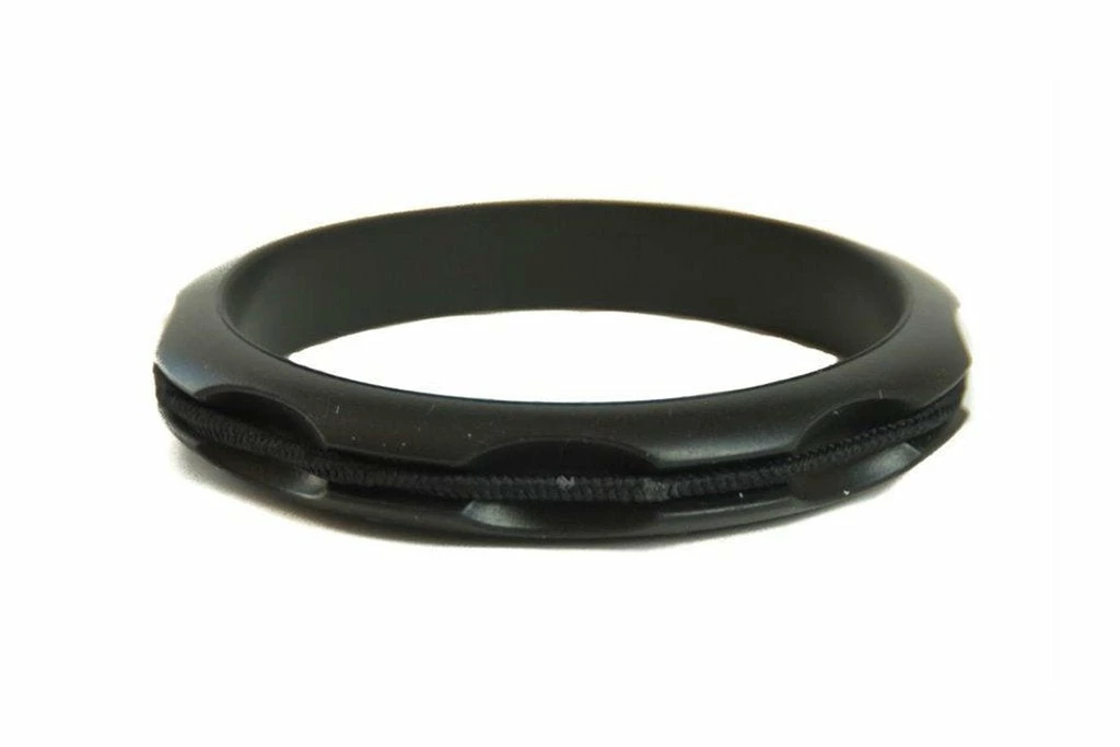 Maria Shireen Sport Hair Tie Bangle Black 1 Maria Shireen Sport Hair Tie Bangle Black