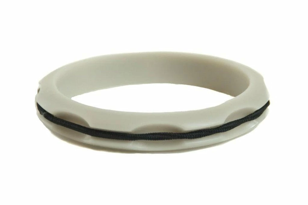 Maria Shireen Sport Hair Tie Bangle Gray 1 Maria Shireen Sport Hair Tie Bangle Gray