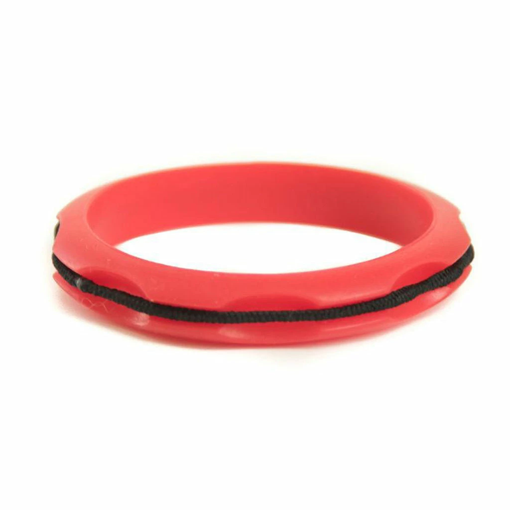 Maria Shireen GAME DAY Sport Hair Tie Bangle Fiesta Red 1 Maria Shireen GAME DAY Sport Hair Tie Bangle Fiesta Red