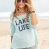 Wooden Ships LAKE LIFE CREW COTTON RESORT APPAREL