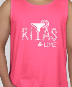 The Market Place Comfort Colors RITA'S & LIME Tank