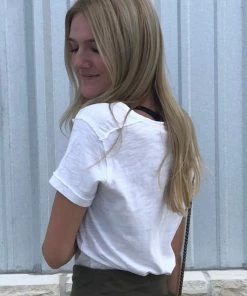 XCVI Tops Organic V-Neck Tee