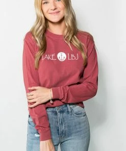 The Market Place LAKE LIFE Comfort Colors LAKE LBJ LONG SLEEVE