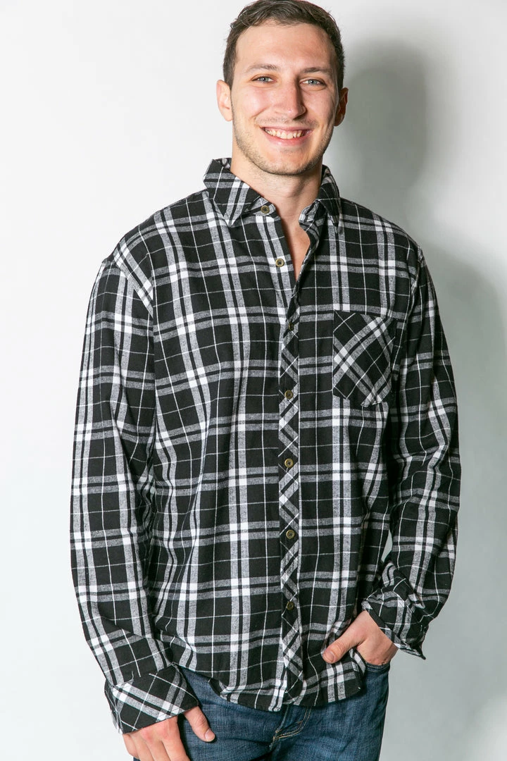 Boxercraft ESSENTIAL FLANNEL BUTTONDOWN Men's 1 Boxercraft ESSENTIAL FLANNEL BUTTONDOWN Men's