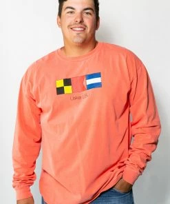 The Market Place LAKE LIFE Comfort Colors NAUTICAL FLAG LAKE LBJ