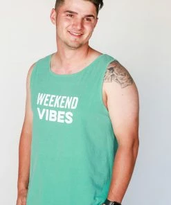 The Market Place Comfort Colors WEEKEND VIBES Tank