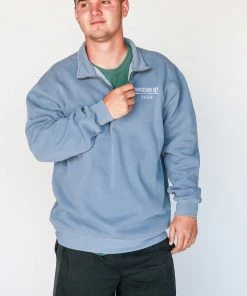 The Market Place LAKE LIFE Comfort Colors HORSESHOE BAY 3/4 Zip Sweatshirt