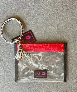 Makeup Junkie In The Clear Vixen Wristlet