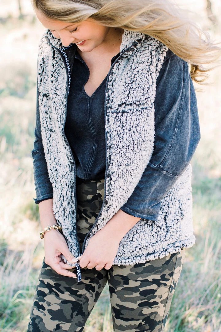 Boxercraft LADIES FULL ZIP SHERPA VEST Jackets 1 Boxercraft LADIES FULL ZIP SHERPA VEST Jackets