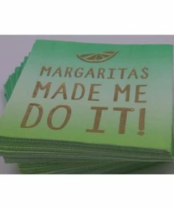 Soiree-sisters Cocktail Napkins; Margarita's Made Me-20ct