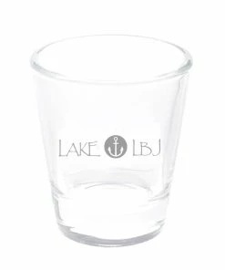 The Market Place LAKE LIFE Etched Shot Glass - Lake LBJ