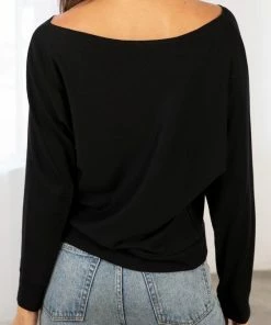 LOVESTITCH Athleisure French Terry Dolman Sleeve Pullover Top RESORT APPAREL