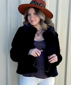 A.Z.I. RESORT APPAREL Carmen Faux Fur Jacket